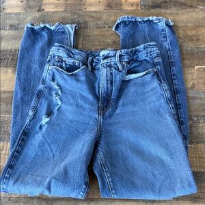 Distressed Good American jeans - sz 6/28